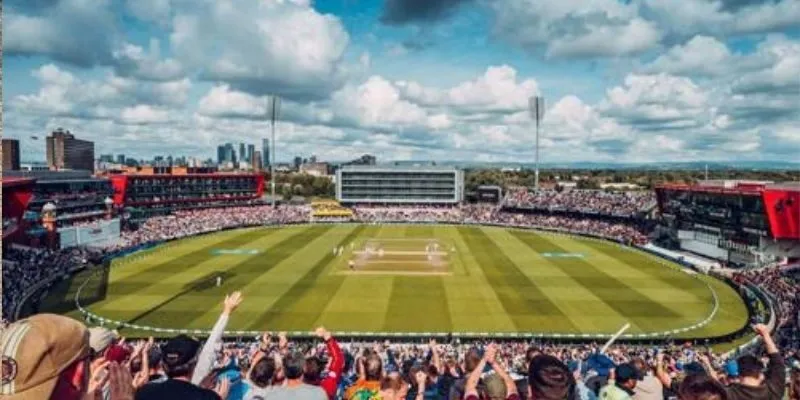 Spectators watching cricket at our home grounds