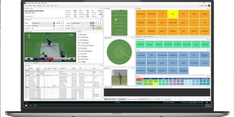 Live match analytics dashboard